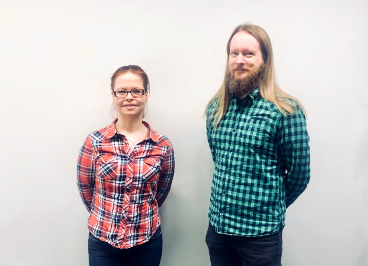CleanSiden työnjohtajat Hanne Weckman ja Jaakko Järvenkylä